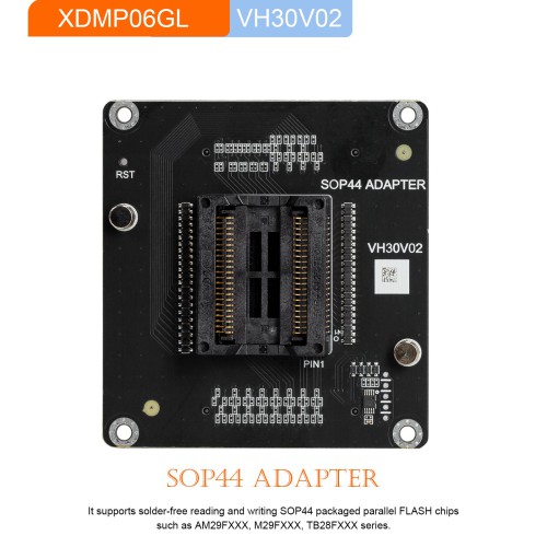 [UK/EU Ship] Full Set Xhorse Multi-prog Exclusive Adapters 4 in 1 including VH24 SOP44 TSOP48A + VH29 EEPROM + VH30 SOP44 + VH31 TSOP48 for Multi Prog