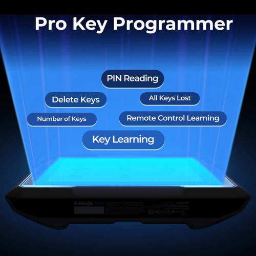 [EU Ship] TOPDON T-Ninja Pro Key Programmer Key Learning Remote Control Learning PIN Reading Delete Keys All Keys Lost OBD2 Scanner