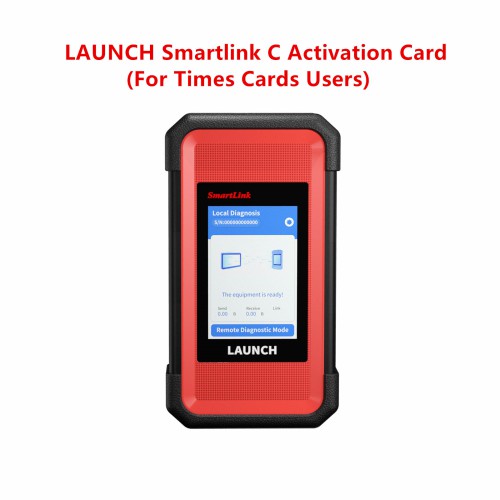 [For Times Cards Users] Launch X431 Smartlink C Super Remote Diagnosis Function Activation Card License Get free 3 times Activation