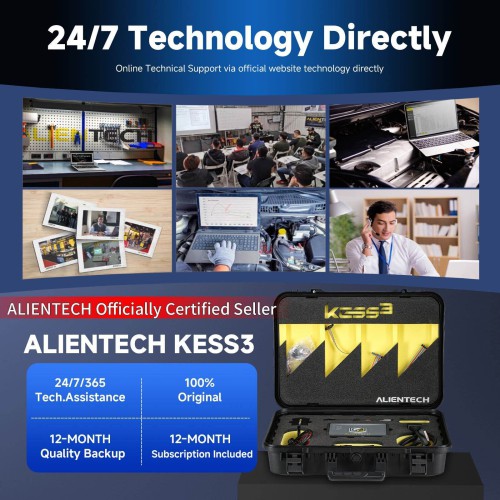 Original Alientech KESS V3 with Master - Car - LCV OBD Protocols and Master - Car - LCV Bench-Boot Protocols License Activated