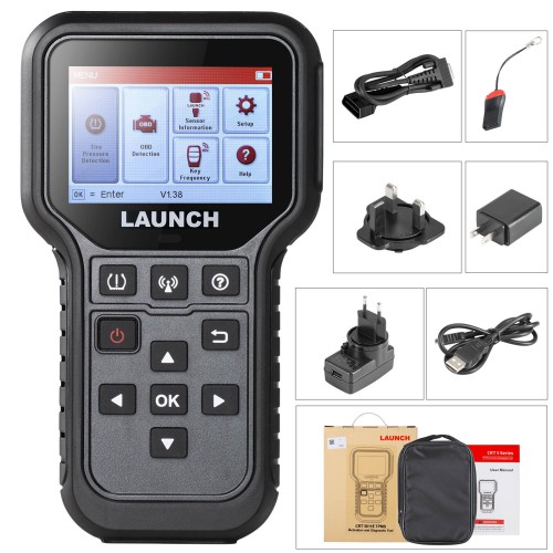 Launch X431 CRT5011E TPMS Activation and Diagnostic Tool Read/Erase DTCs Relearn/Tire Pressure Monitoring Device Free Update