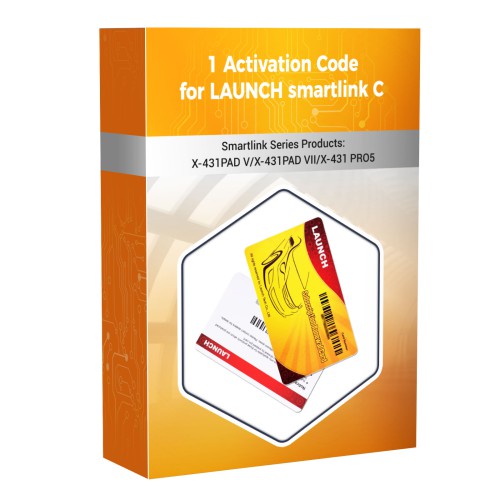 [1 Time Activation Card for Smartlink C] Launch X431 Smartlink Super Remote Diagnosis Renewal Card 1 Connection