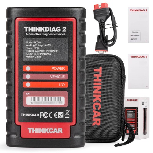 THINKCAR ThinkDiag 2 ALL software Full System Diagnostic tool Support CAN FD ECU Coding Active Test 16 Reset OBD2 Scanner 1 Year Free Update