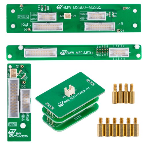 Yanhua ACDP BMW MSV70/ MSS60/ MEV9+ DME Clone Interface Board Set work via Boot Mode