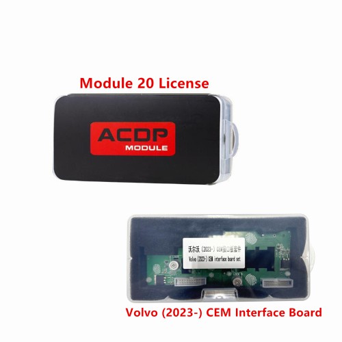 [Bundle Kit] YANHUA ACDP Module 20 License with Volvo (2023-) CEM Interface Board for 2023.7-2024 Cars
