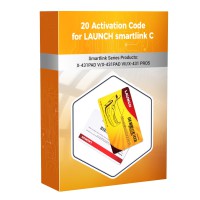 [20 Times Activation Card for Smartlink C] Launch X431 Smartlink Super Remote Diagnosis Renewal Card 20 Connections